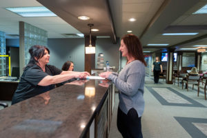 Front desk 